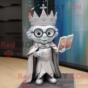 Silver Queen maskot kostume...