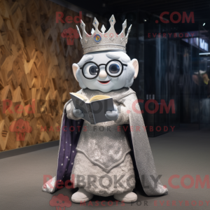 Silver Queen maskot kostume...