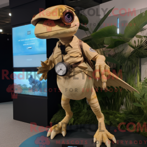 Tan Dimorphodon maskot...