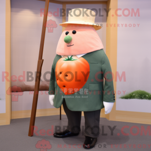 Peach Radish mascot costume...