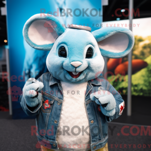 Sky Blue Chinchilla mascot...