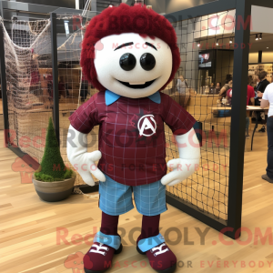 Maroon Volleyball Nett...