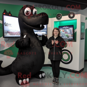 Svart Loch Ness Monster...
