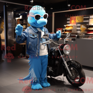 Sky Blue Dove mascot...