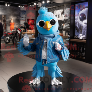 Sky Blue Dove mascot...