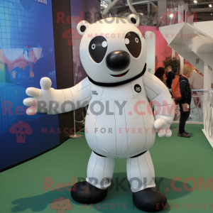 White Soccer Goal mascot...