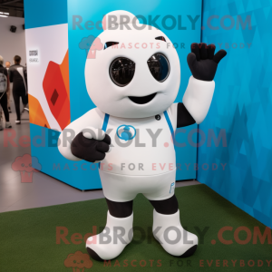 White Soccer Goal maskot...