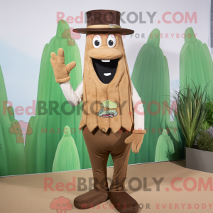 Brown Asparagus mascot...