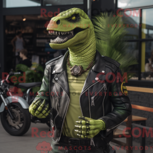 Limegrønn Allosaurus...