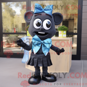 Black Computer mascot...