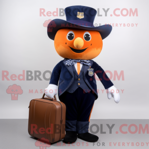 Navy Pumpkin maskot...
