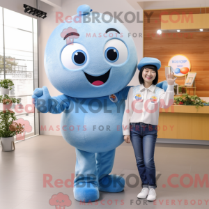 Sky Blue Apricot mascot...