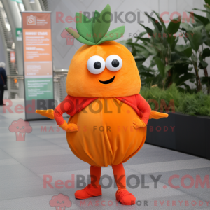 Orange Beet maskot drakt...