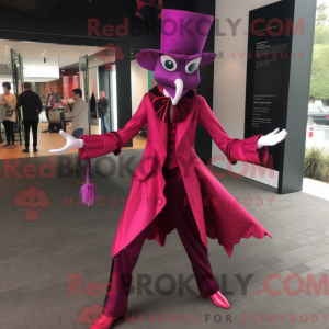 Disfraz de mascota Magenta...