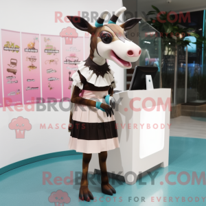 Okapi maskot kostume...