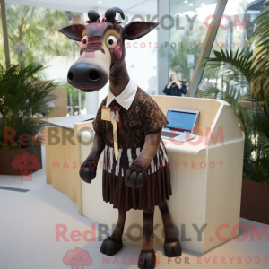 Okapi-mascottekostuum...