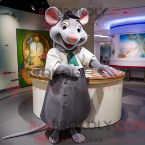 Gray Ratatouille mascot...