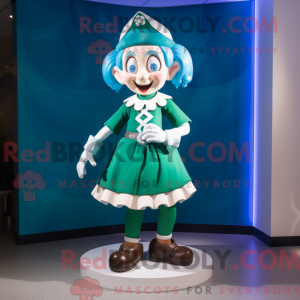 Elf maskot kostume karakter...