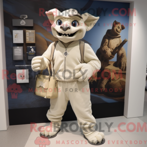 Beige Gargoyle maskot...
