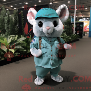 Cyan Chinchilla maskot...