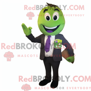 Olive Grape mascot costume...