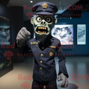 Marine Zombie Maskottchen...