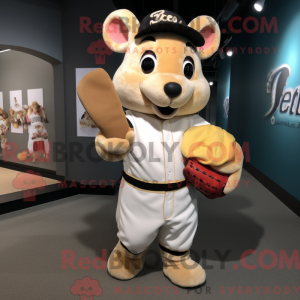 Gouden Rat-mascottekostuum...