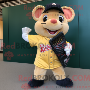 Gouden Rat-mascottekostuum...