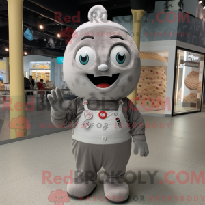 Gray Ice Cream mascot...
