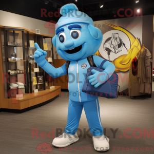 Postava maskota Sky Blue...