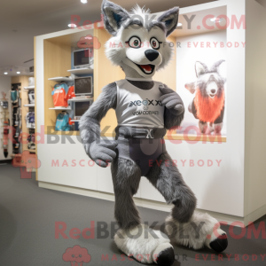 Silver Fox-maskotdraktfigur...