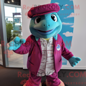Magenta havskilpadde...