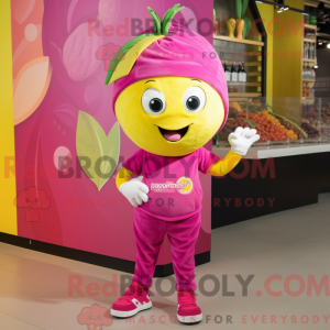 Postava maskota Magenta...