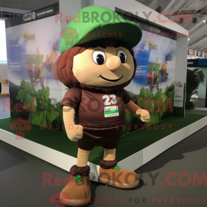 Brown Spinach mascot...