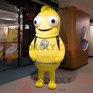 Lemon Yellow Baa mascot...