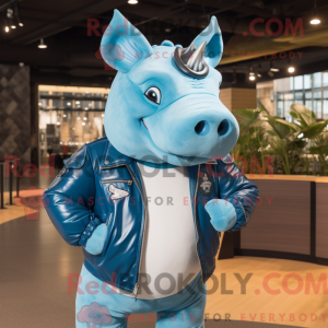 Sky Blue Rhinoceros...