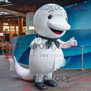 White Whale maskot kostume...