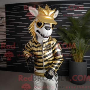 Máscara de zebra de gaivota...