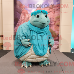 Turkis Glyptodon maskot...