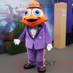 Lavender Clown Fish mascot...