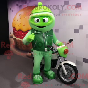 Green Ice Cream maskot...