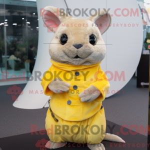 Gul Chinchilla maskot...