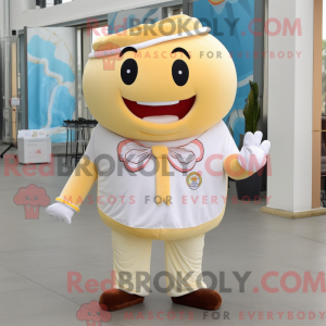 Cream Donut maskot kostume...