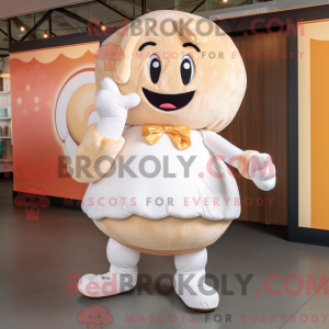 Cream Donut maskot kostume...