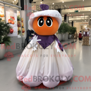 Peach Eggplant mascot...