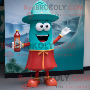 Teal Bottle Of Ketchup...