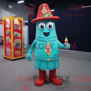 Teal Bottle Of Ketchup...