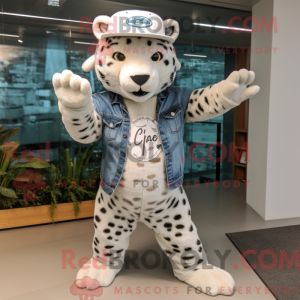 White Cheetah mascot...