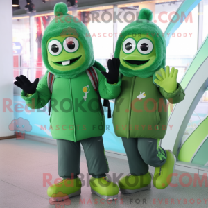 Green Pair Of Ice Skates...