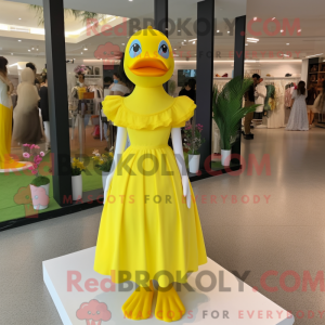 Lemon Yellow Duck maskot...